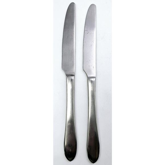 ROBERT WELCH Meridian Satin Stainless 18/10 Flatware Dinner Knives- Set Of 2 - Picture 1 of 2